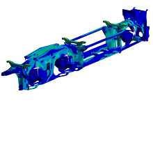 FEM analyse frame landbouwvoertuig