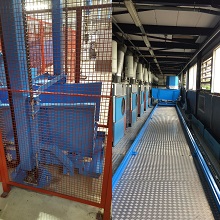 Transportlift, rails en wagen